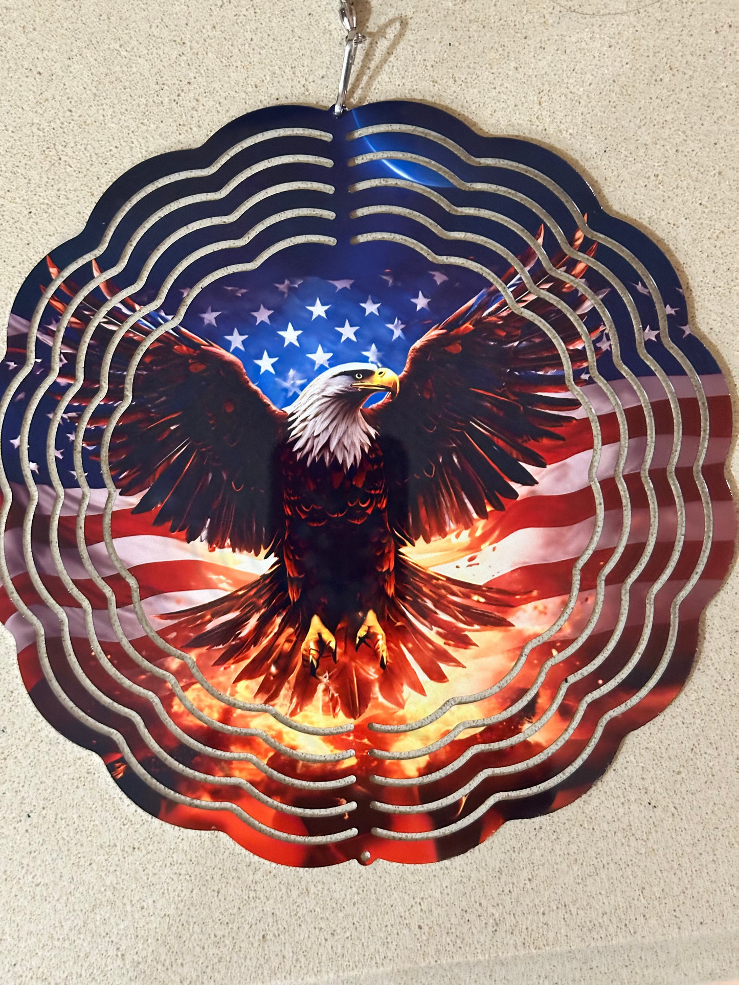8" wind spinner - American Eagle