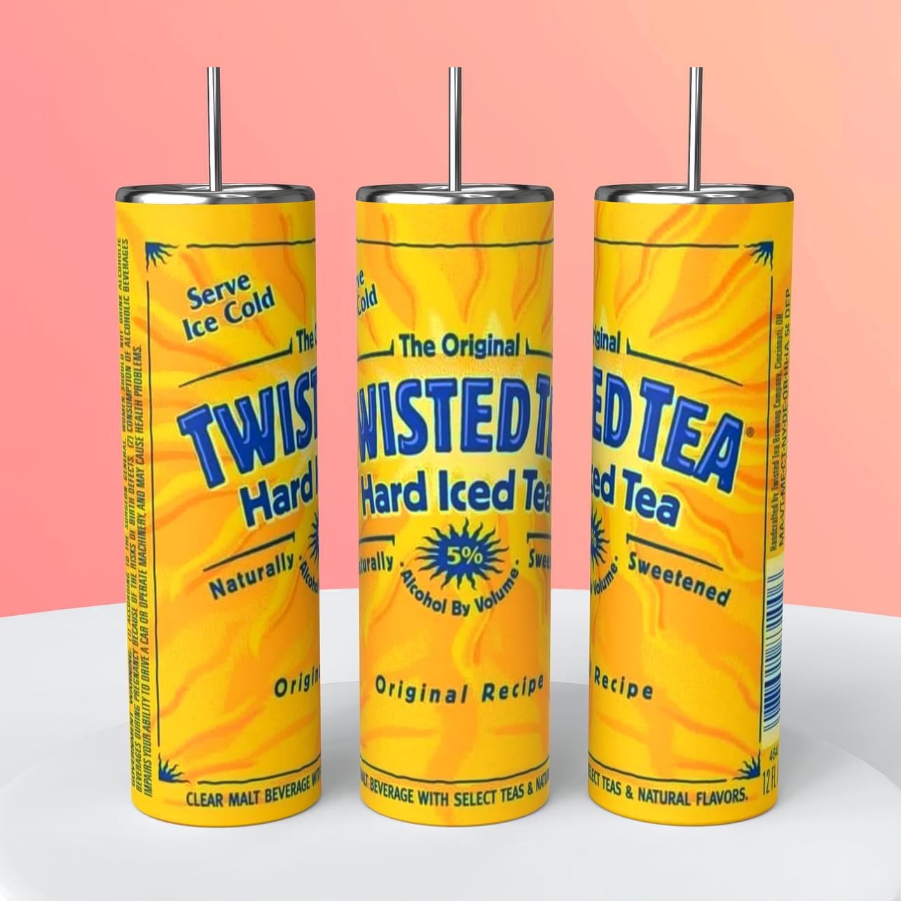 Twisted Tea 20 oz tumbler