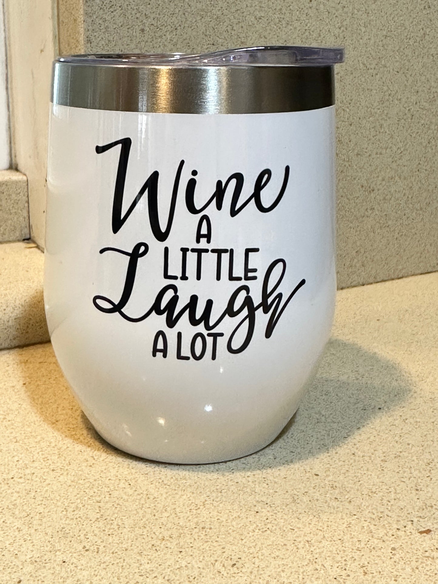 Wine A Little 12 oz wine tumbler