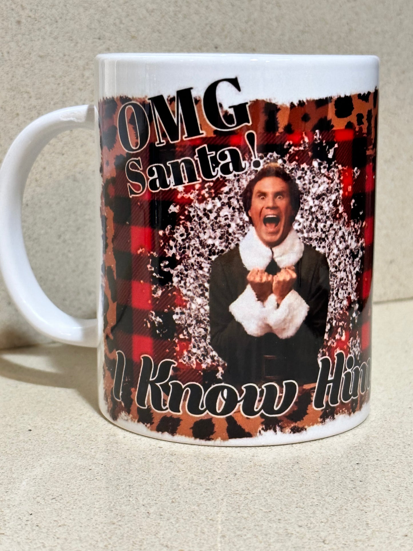 OMG Santa 15 oz coffee mug