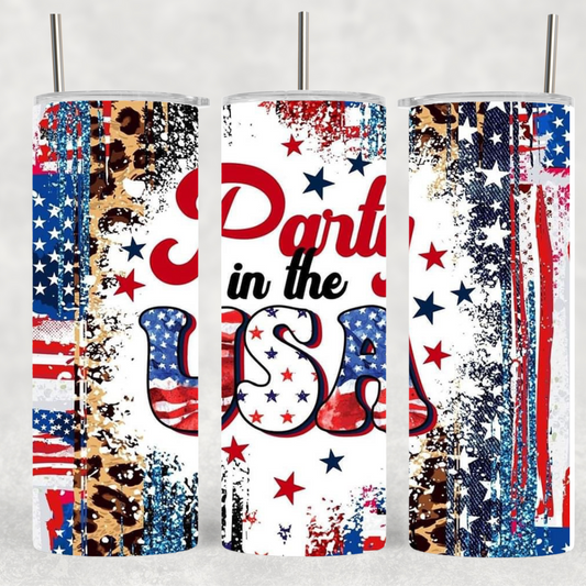 Party in the USA 20 oz tumbler