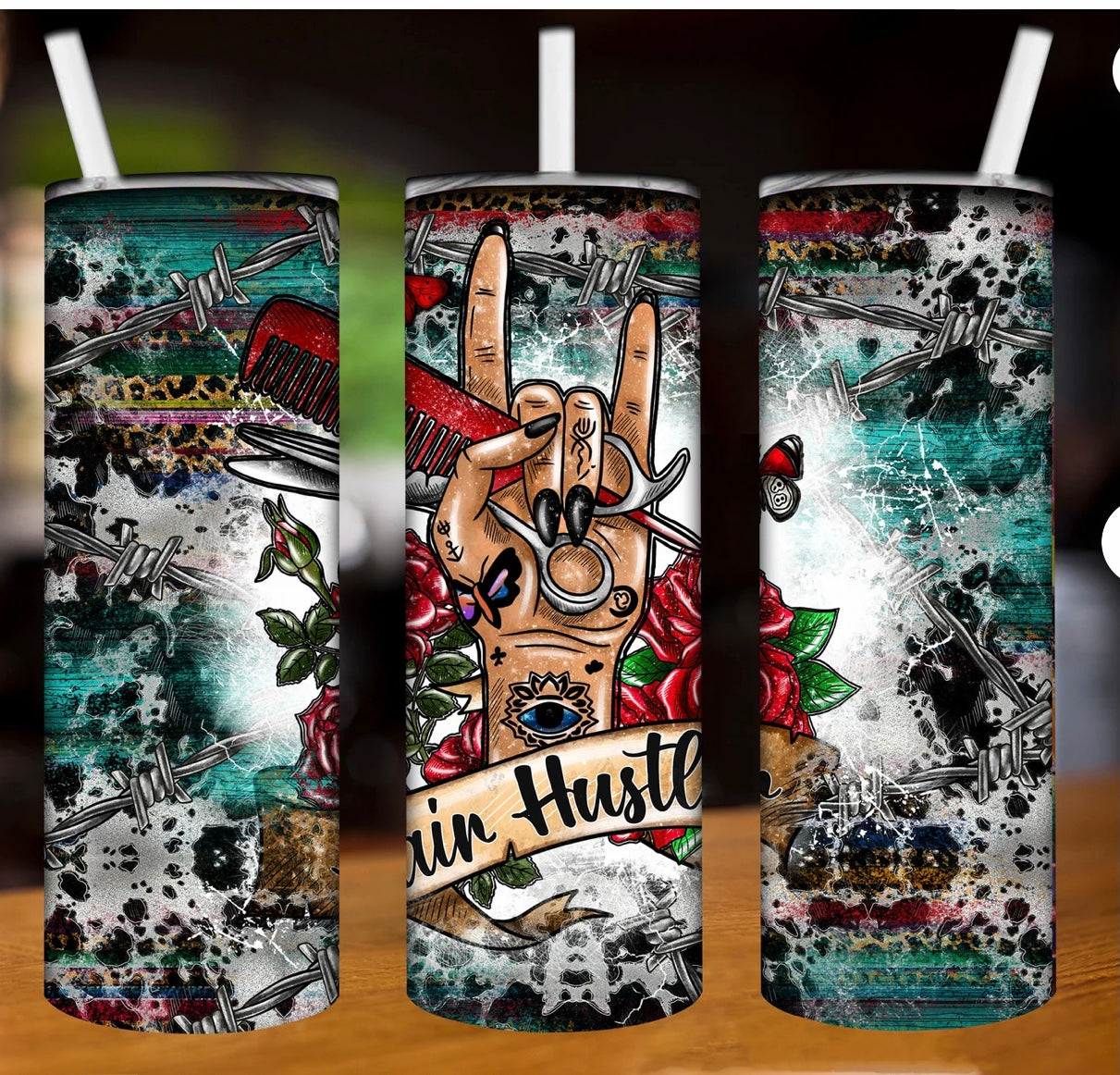 Hair Hustler 20 oz tumbler