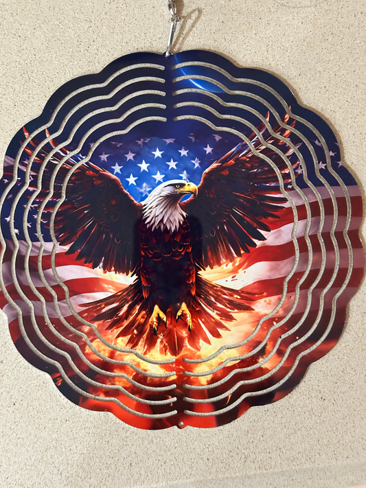 8" wind spinner - American Eagle