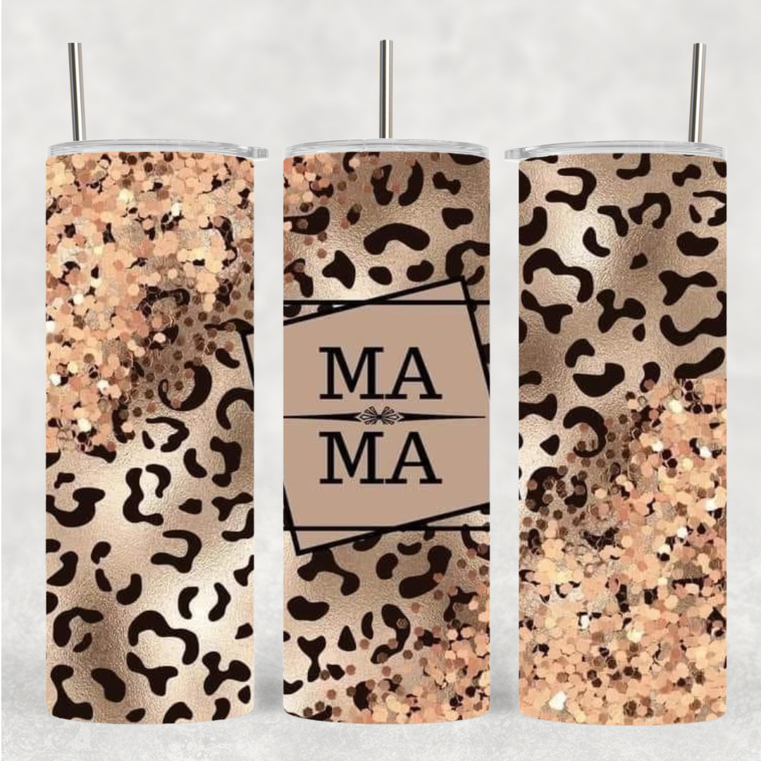 Mama Cheetah 20 oz tumbler