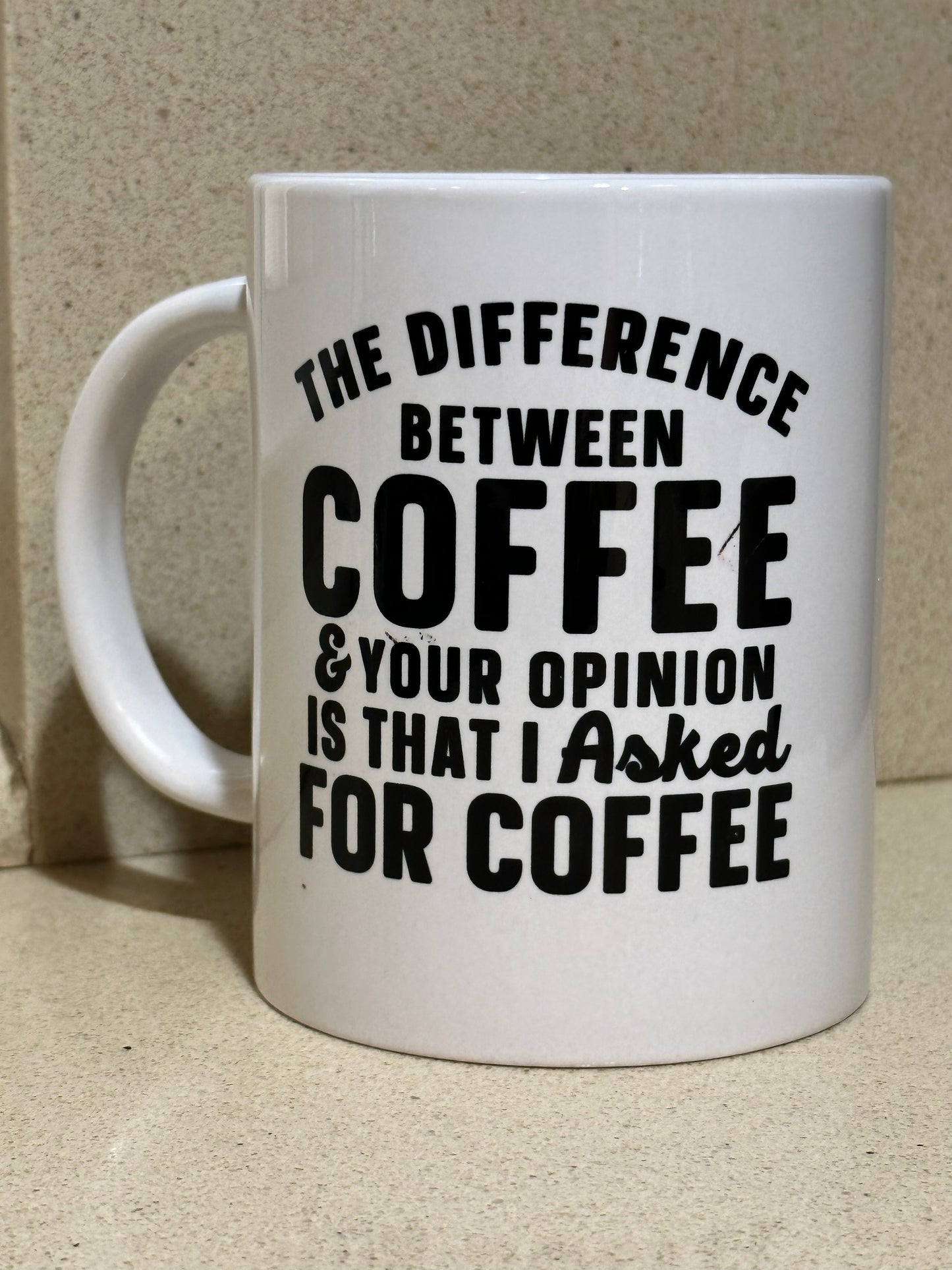 Opinion 15 oz coffee mug