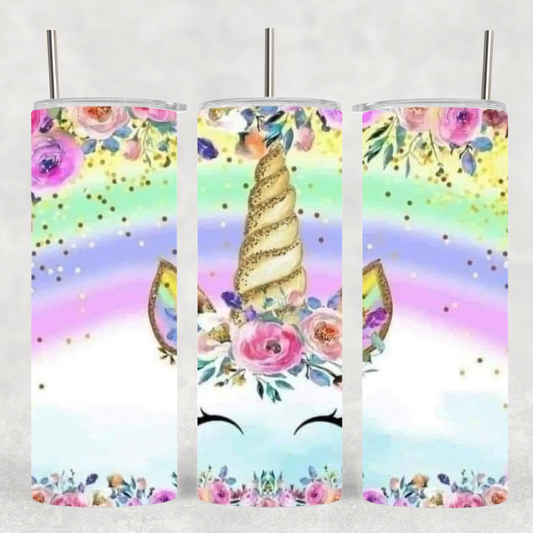 Unicorn 20 oz tumbler
