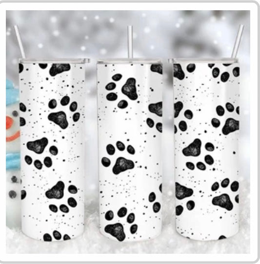 Paw Print 20 oz tumbler