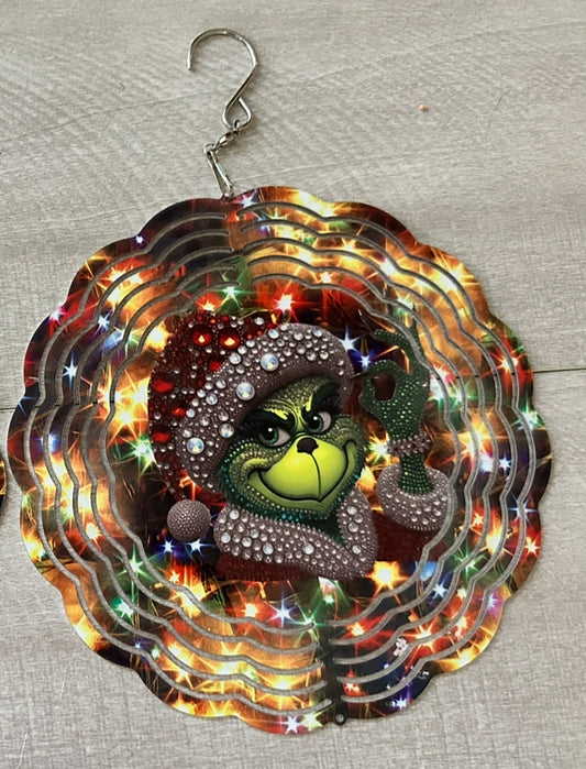 8" wind spinner - Grinch