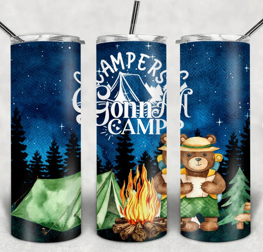 Campers 20 oz tumbler