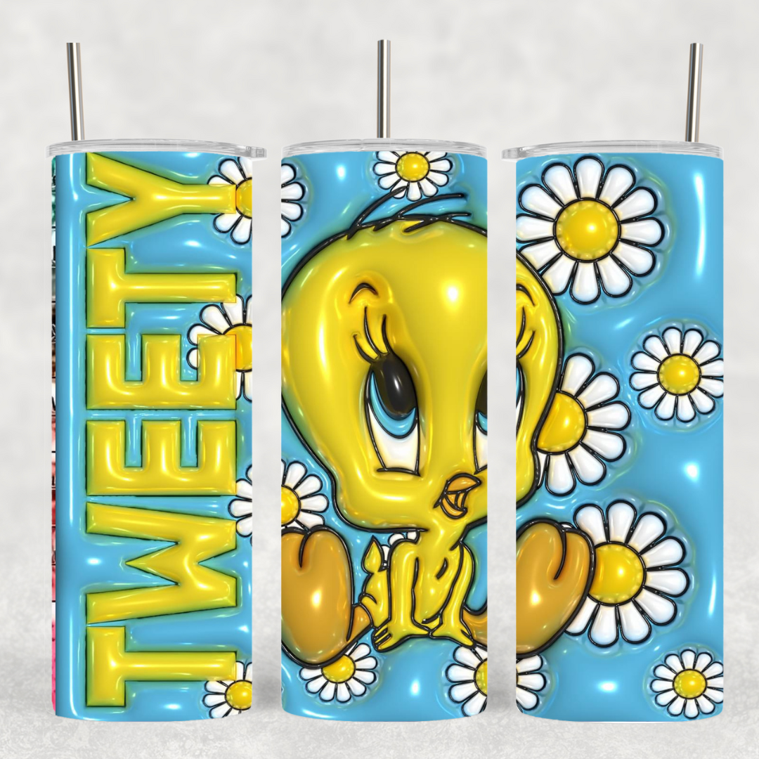 Tweety 20 oz tumbler