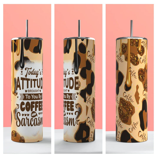 Coffee and Sarcasm 20 oz tumbler