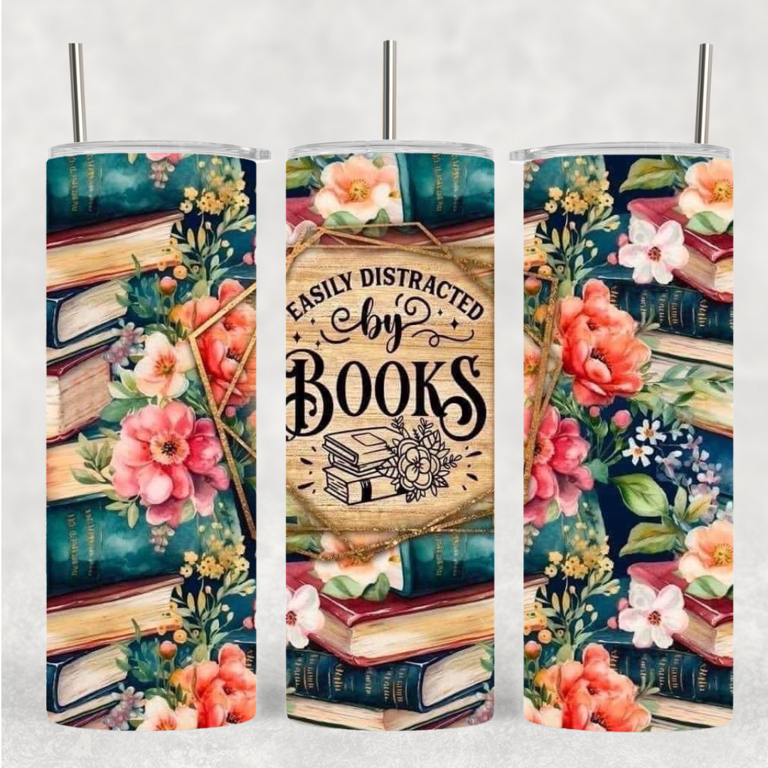 Books 20 oz tumbler