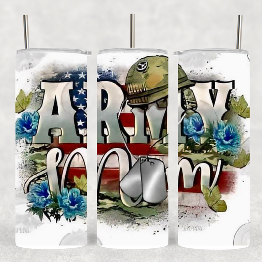 Army Mom 20 oz tumbler