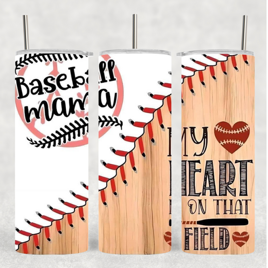 Baseball Mama 20 oz tumbler